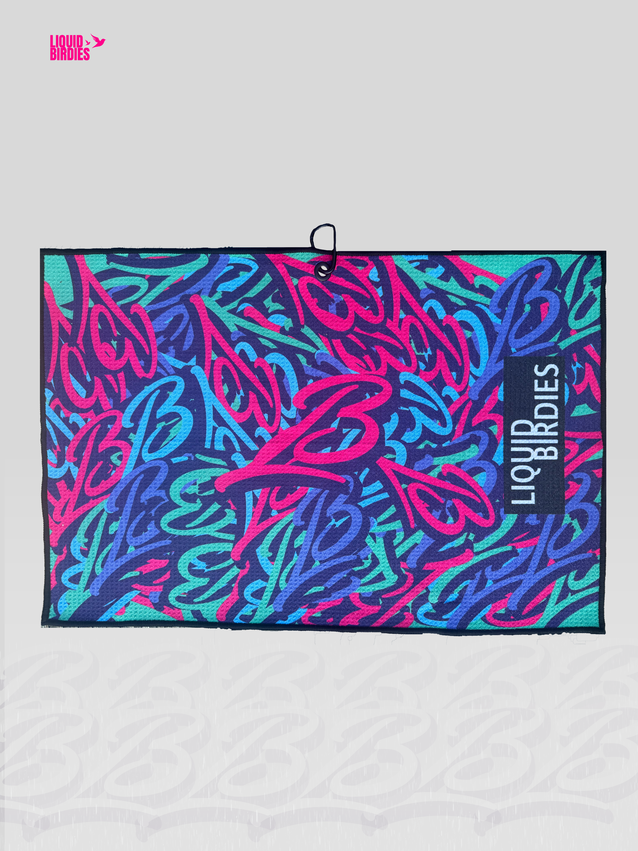 Liquid Pattern Hyperweave golf towel detail