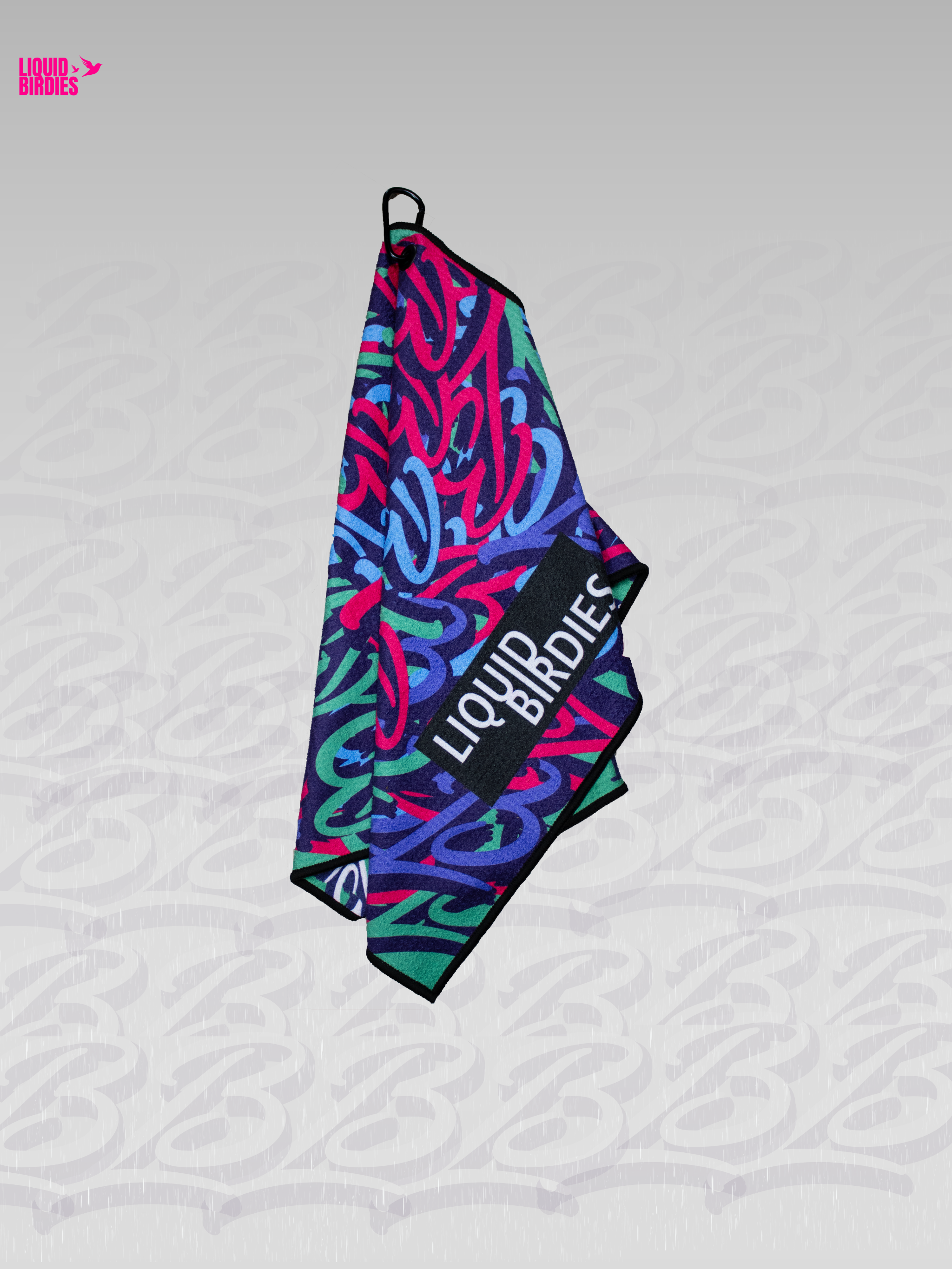 Liquid Pattern Hyperweave golf towel fabric detail