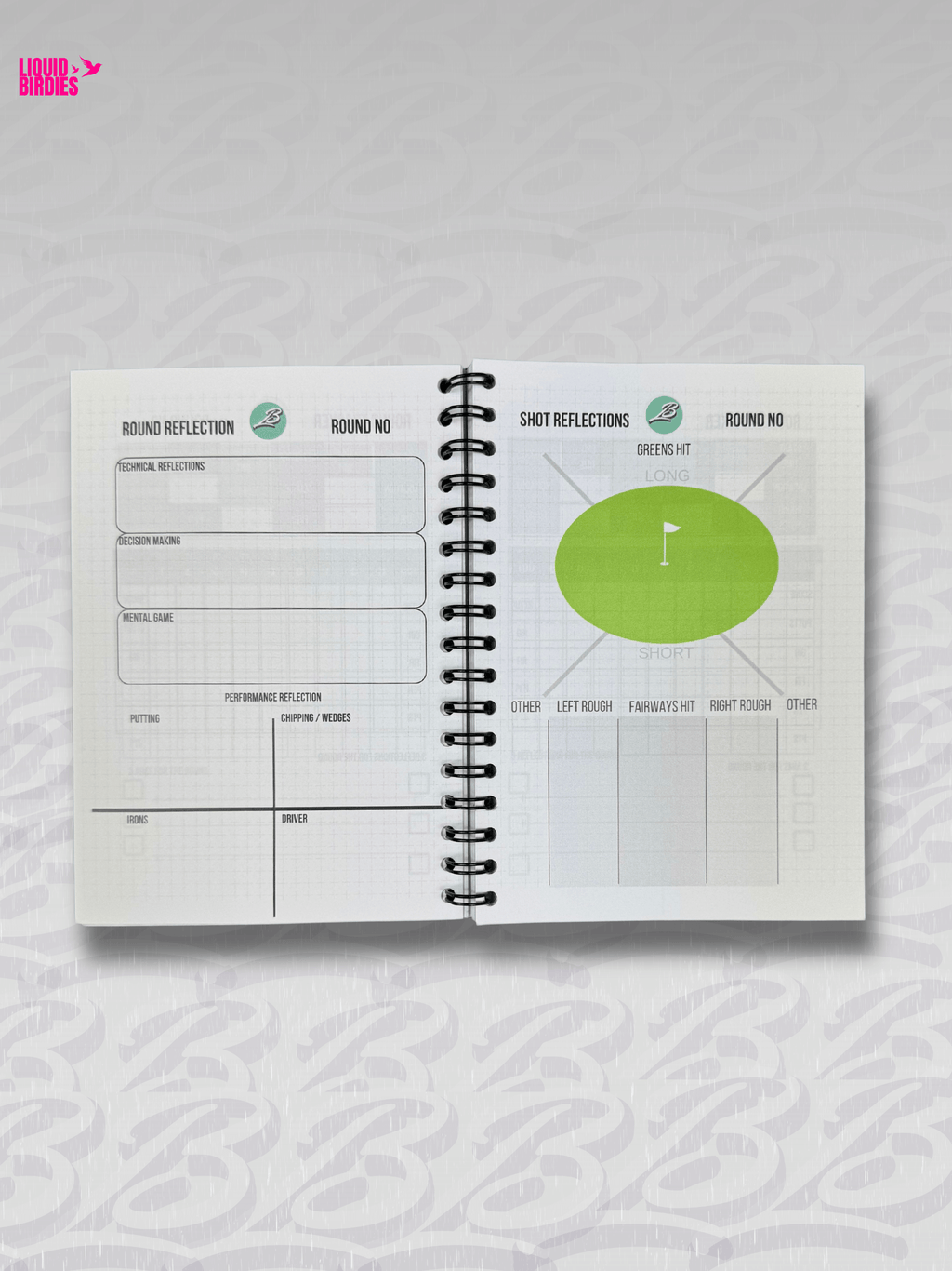 Grey Golf Performance Journal product detail