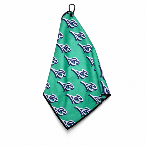 Green Hyperweave Golf Towel Special Edition on a clean white background