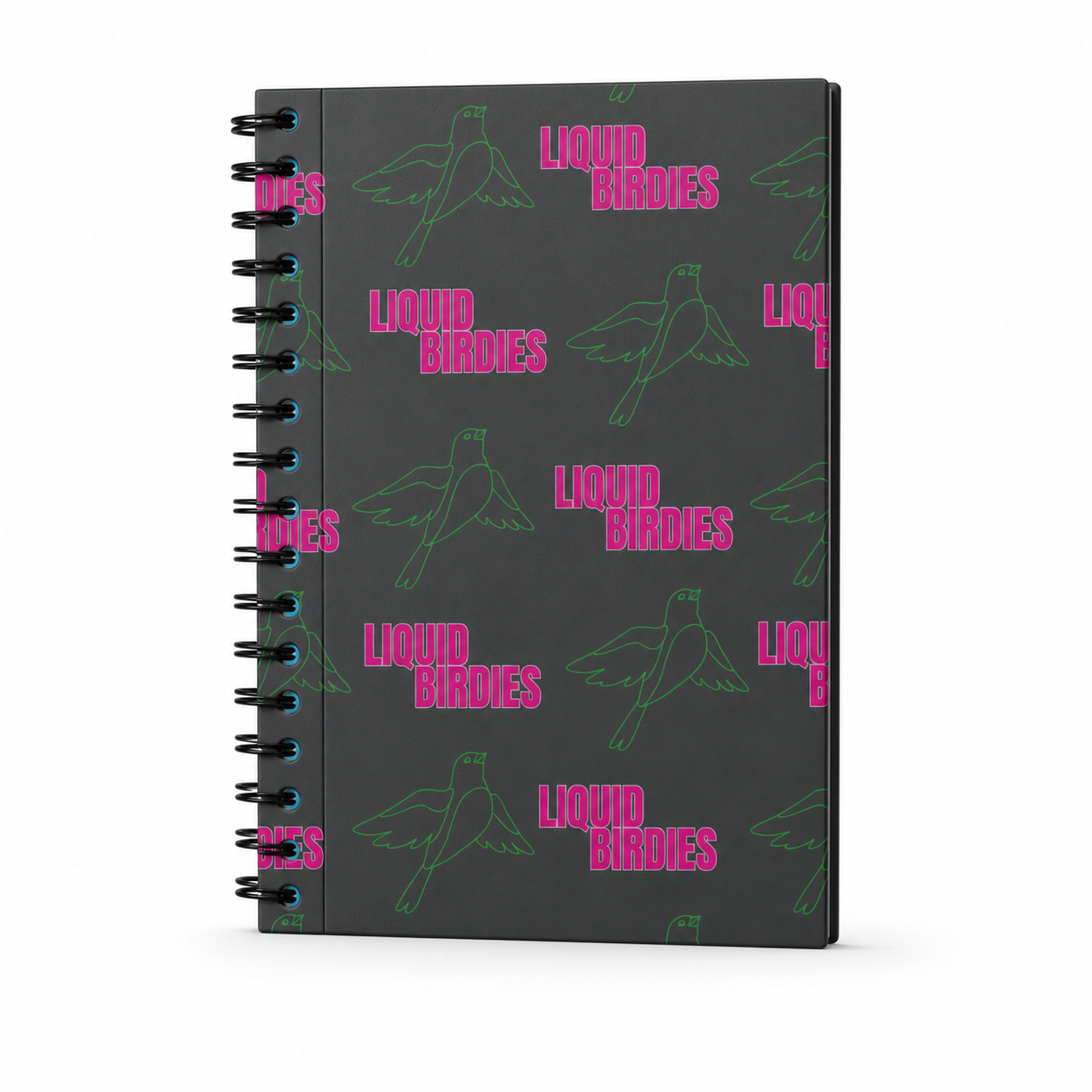 Grey Golf Performance Journal on a clean white background