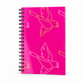 Pink Golf Performance Journal on a clean white background